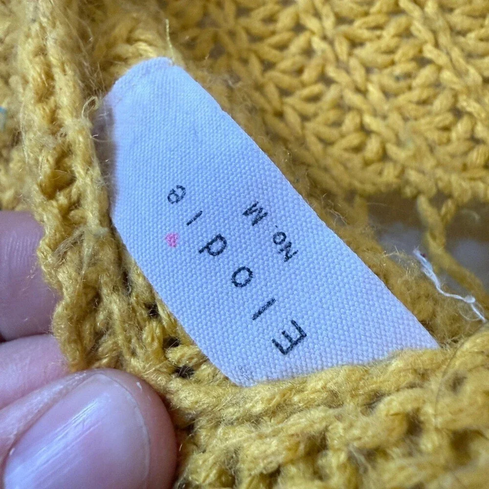 Elodie Mustard Knit Women's Sweater